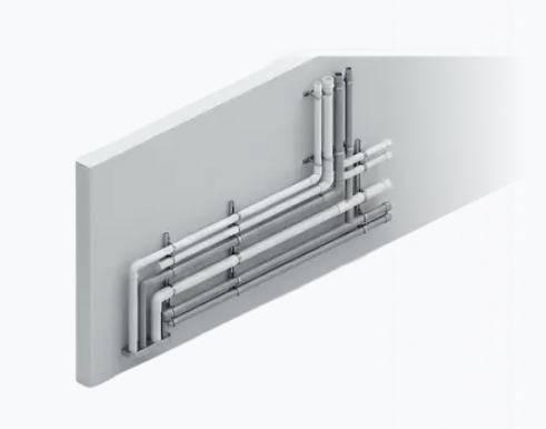 벽부형 층상배관